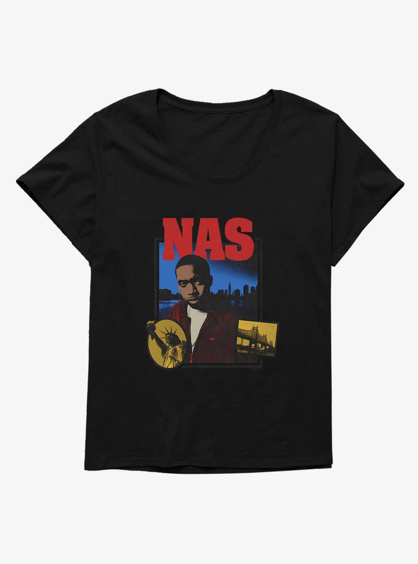 Nas New York State Of Mind Girls T-Shirt Plus Size, , hi-res