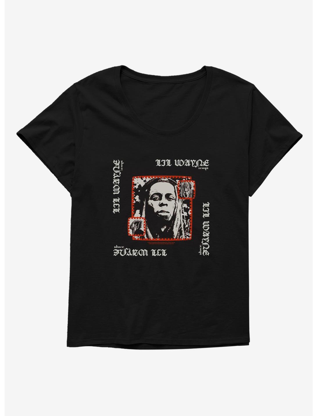 Lil Wayne Bandana Girls T-Shirt Plus Size, BLACK, hi-res