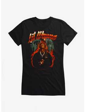 Lil Wayne Flames Girls T-Shirt, , hi-res