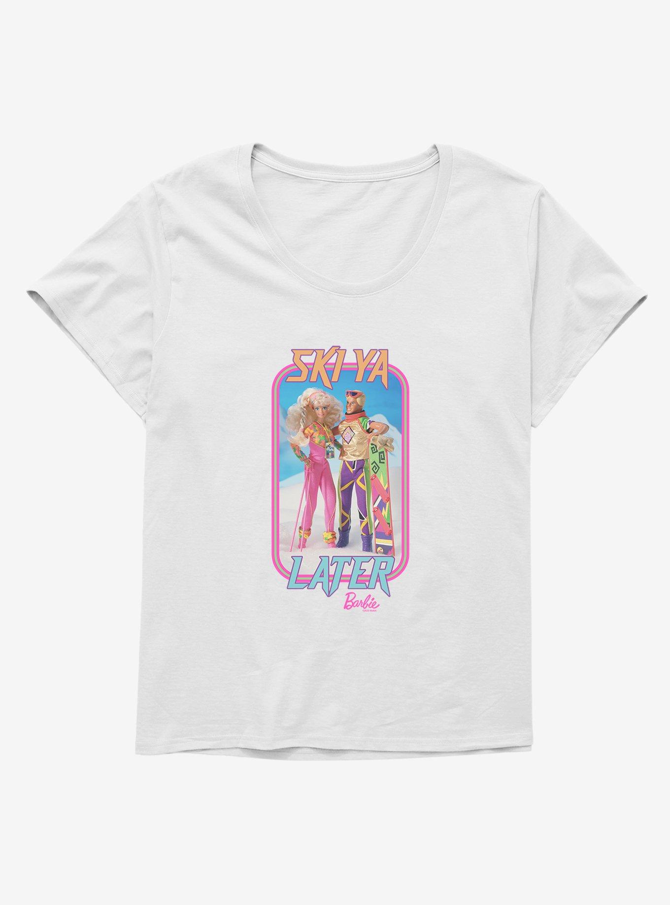 Barbie Ski Ya Later Girls T-Shirt Plus Size, WHITE, hi-res