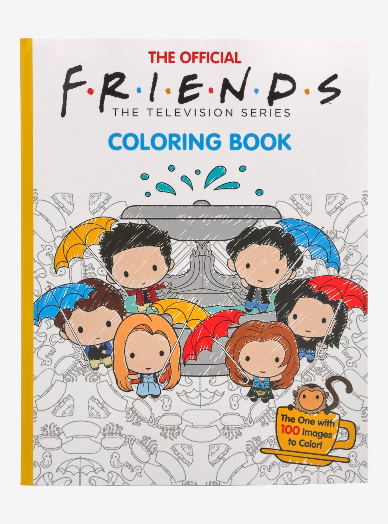 The Official Friends Coloring Book, , hi-res