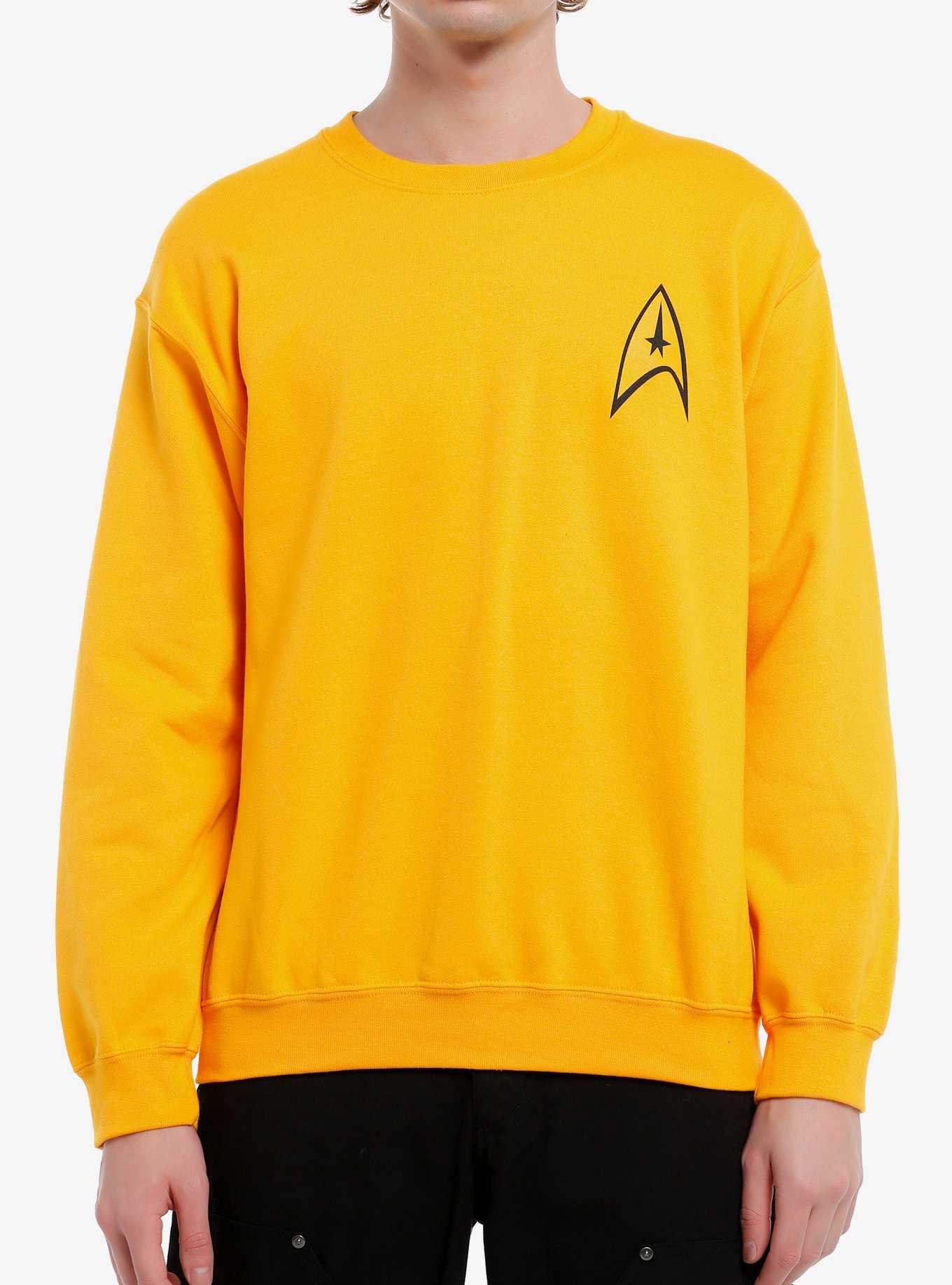 Our Universe Star Trek Yellow Command Sweatshirt Our Universe Exclusive, , hi-res