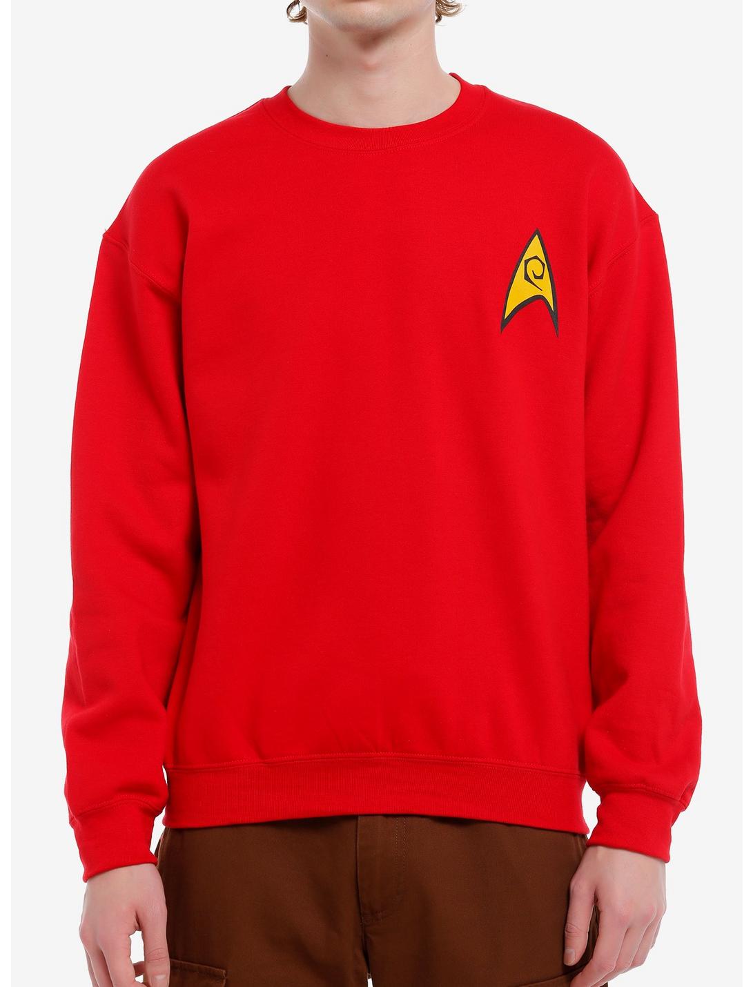 Our Universe Star Trek Red Operations Sweatshirt Our Universe Exclusive, RED, hi-res