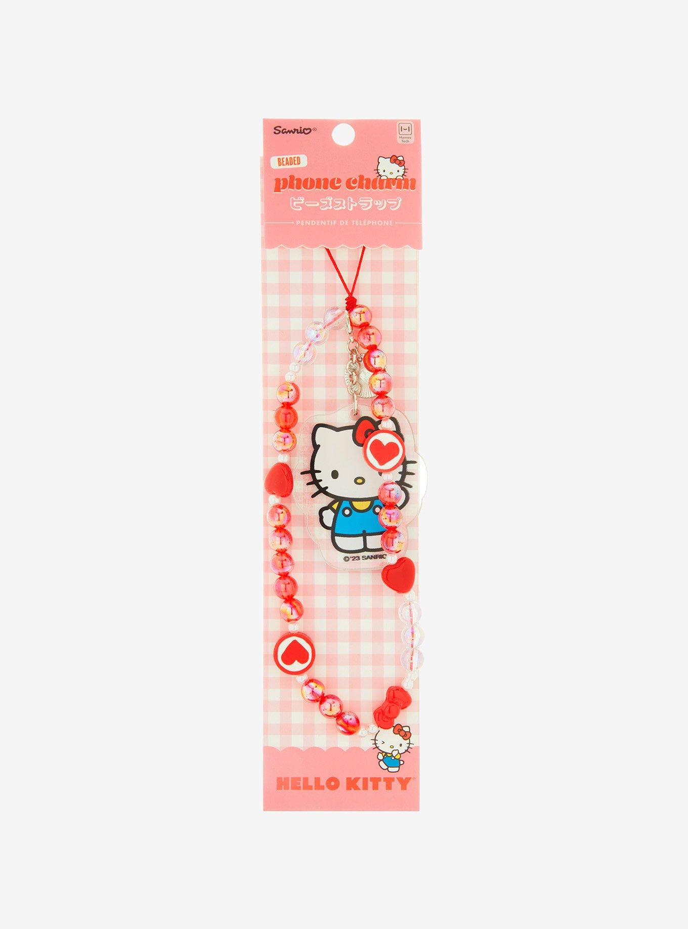 Hello Kitty Bead Phone Charm, , hi-res