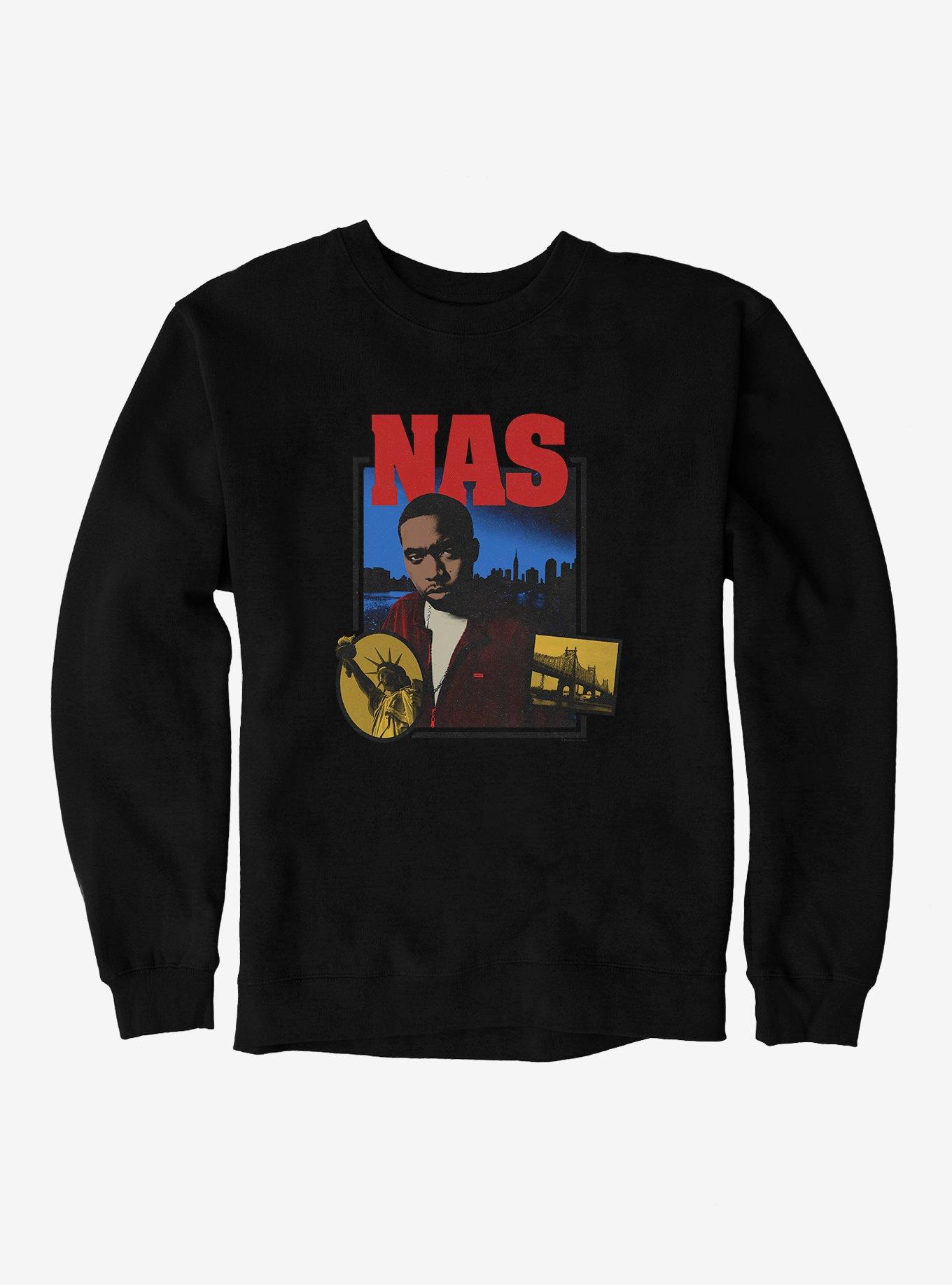 Nas New York State Of Mind Sweatshirt, BLACK, hi-res