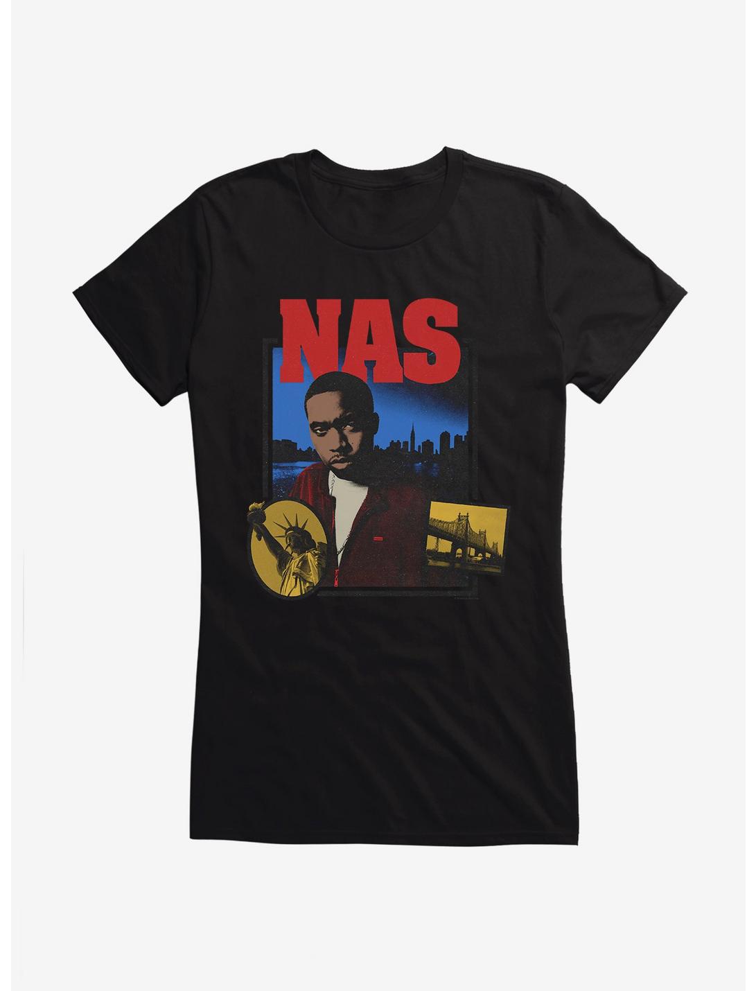 Nas New York State Of Mind Girls T-Shirt, BLACK, hi-res