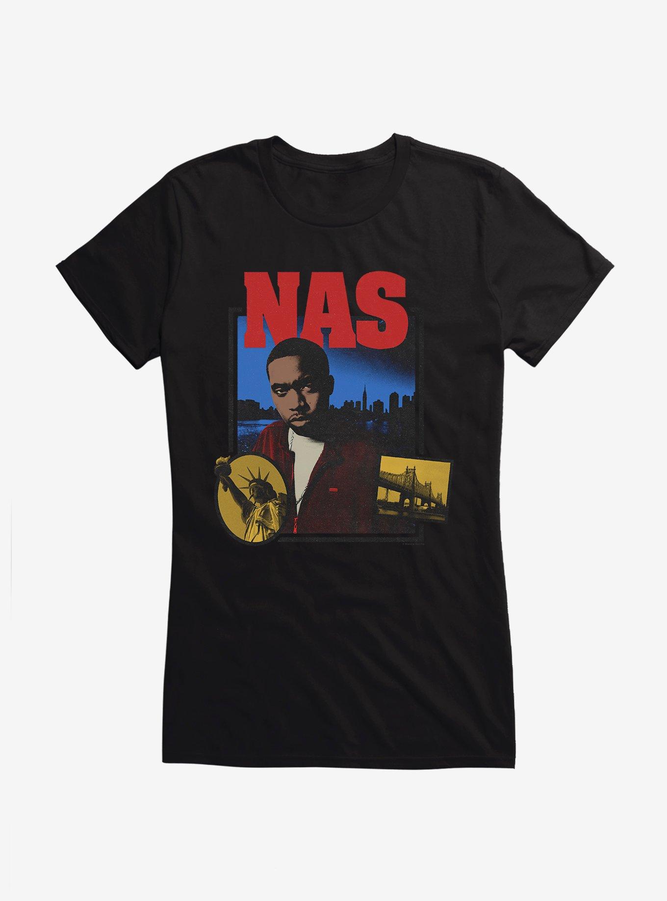 Nas New York State Of Mind Girls T-Shirt, BLACK, hi-res