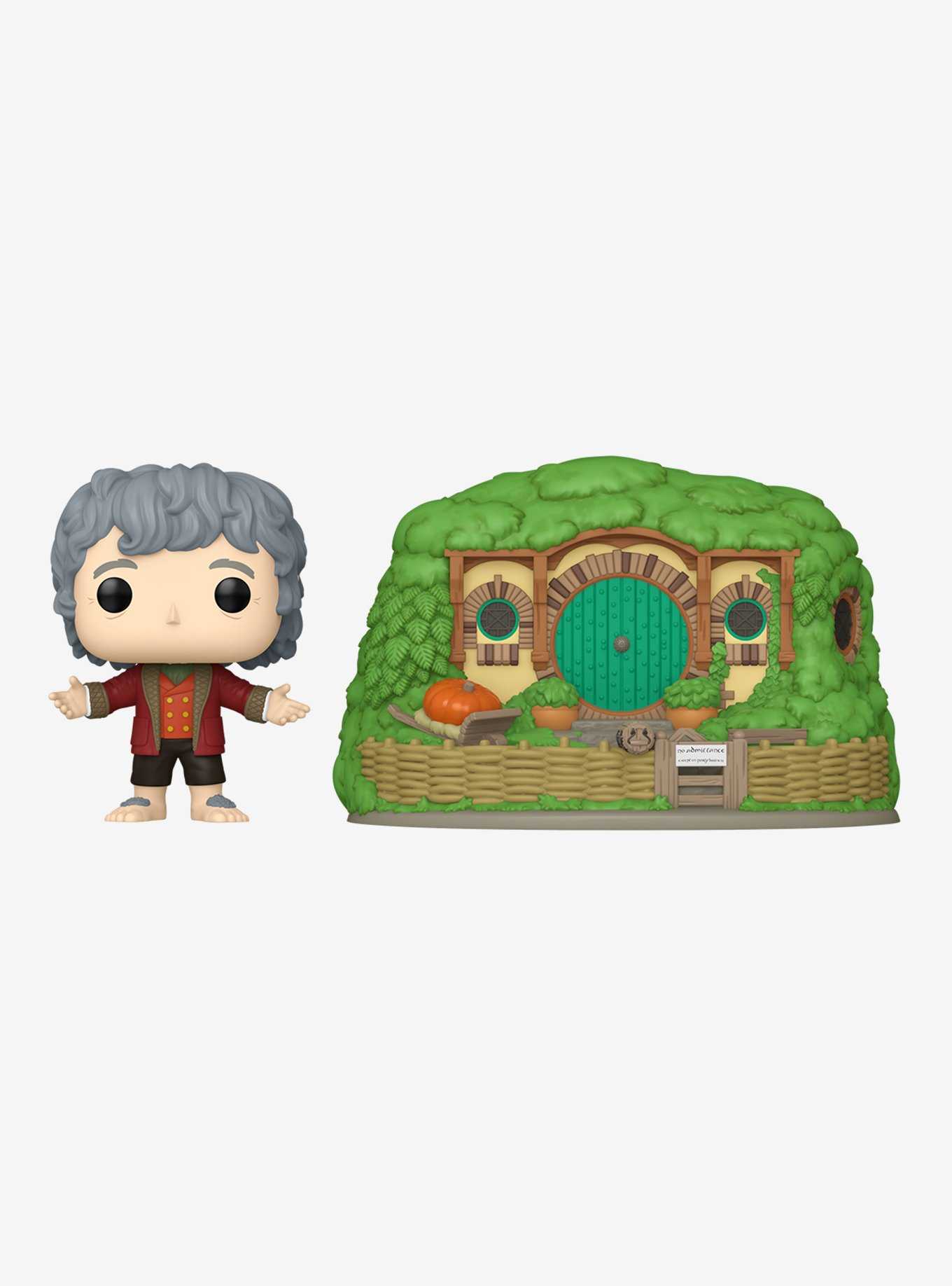 Funko Pop! Town The Lord of the Rings Bilbo Baggins with Bag-End Vinyl Figure, , hi-res