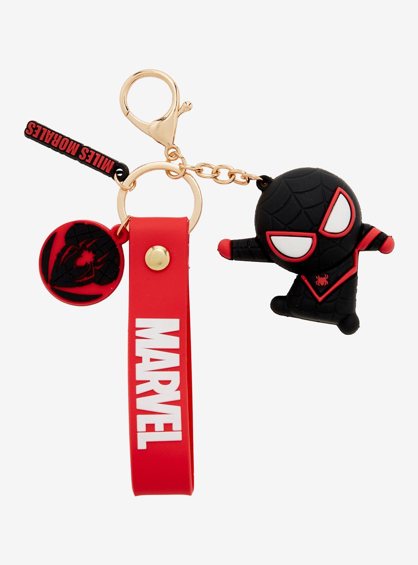 Marvel Spider-Man Miles Morales 3D Wristlet Keychain, , hi-res