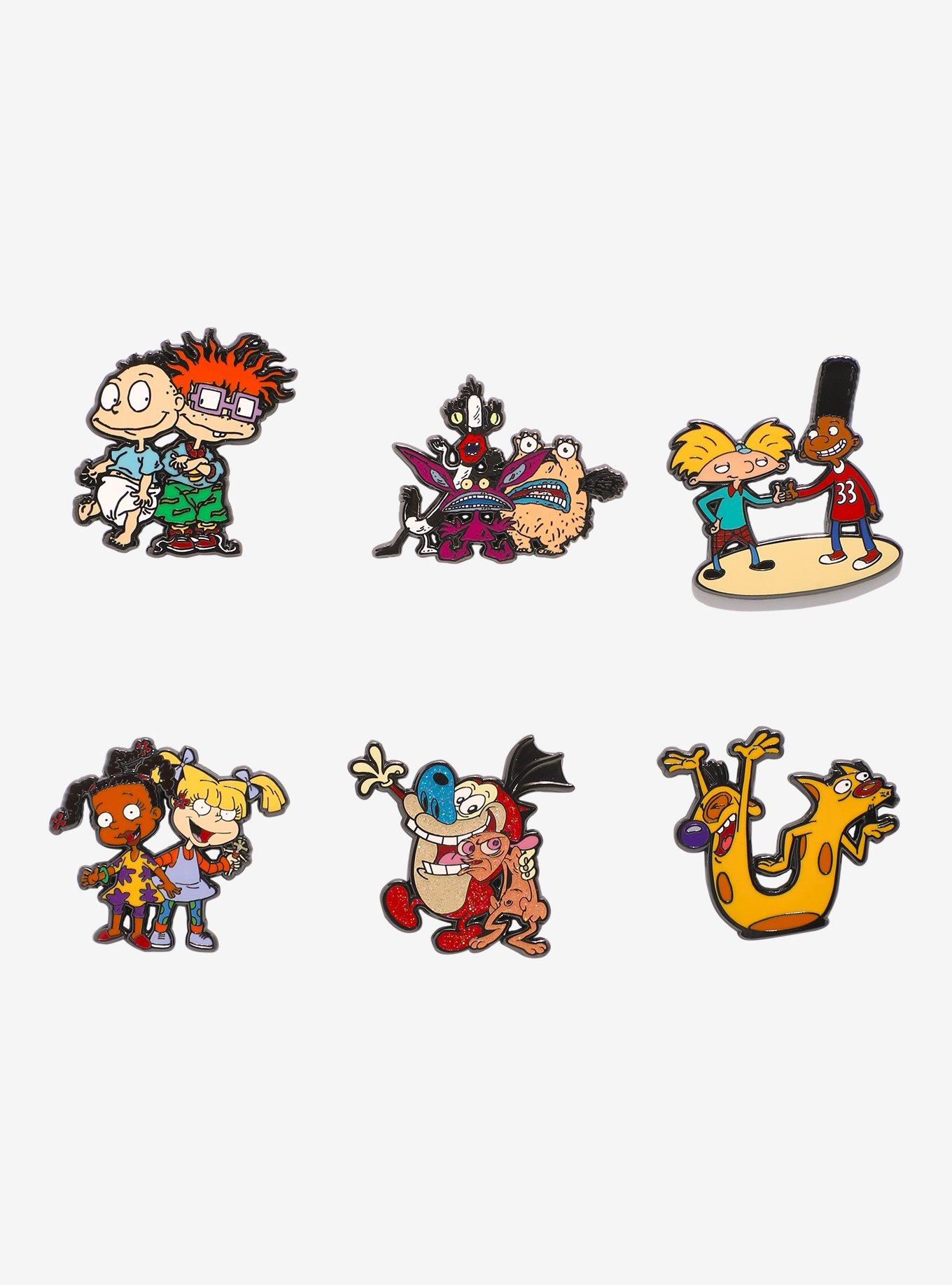 Loungefly Nickelodeon Retro Characters Blind Box Enamel Pin