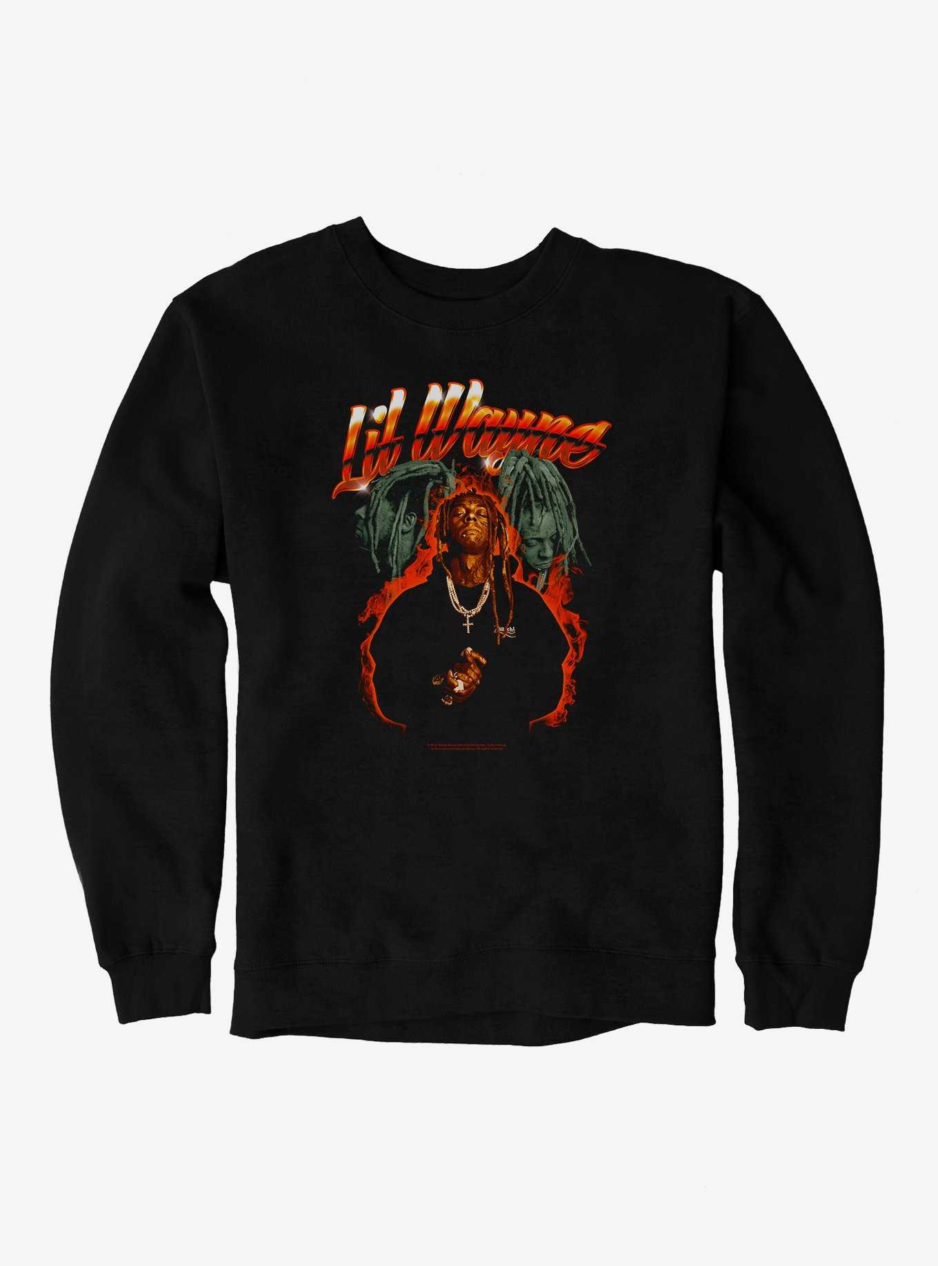 Lil Wayne Flames Sweatshirt, , hi-res