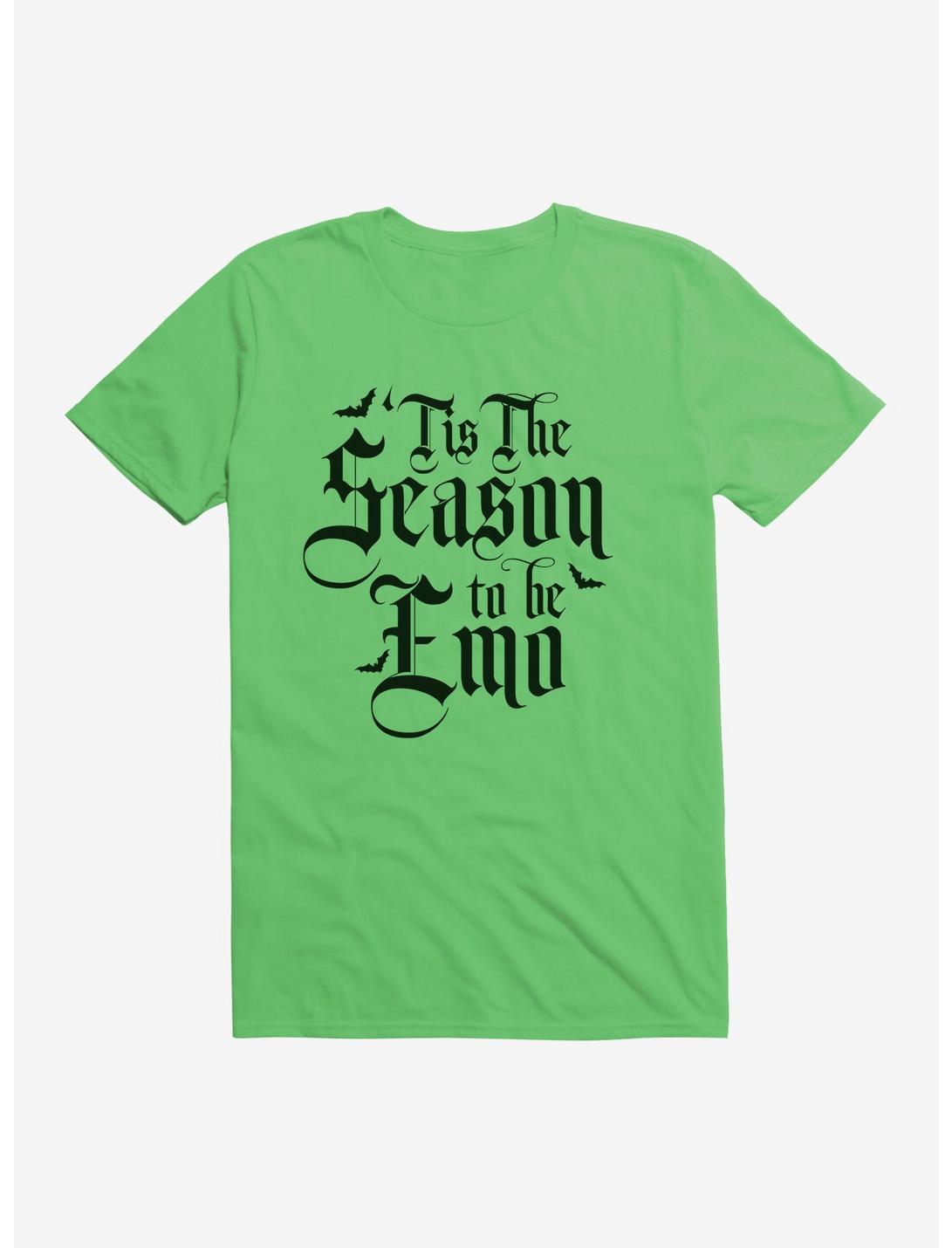 Tis The Season To Be Emo T-Shirt, KELLY GREEN, hi-res