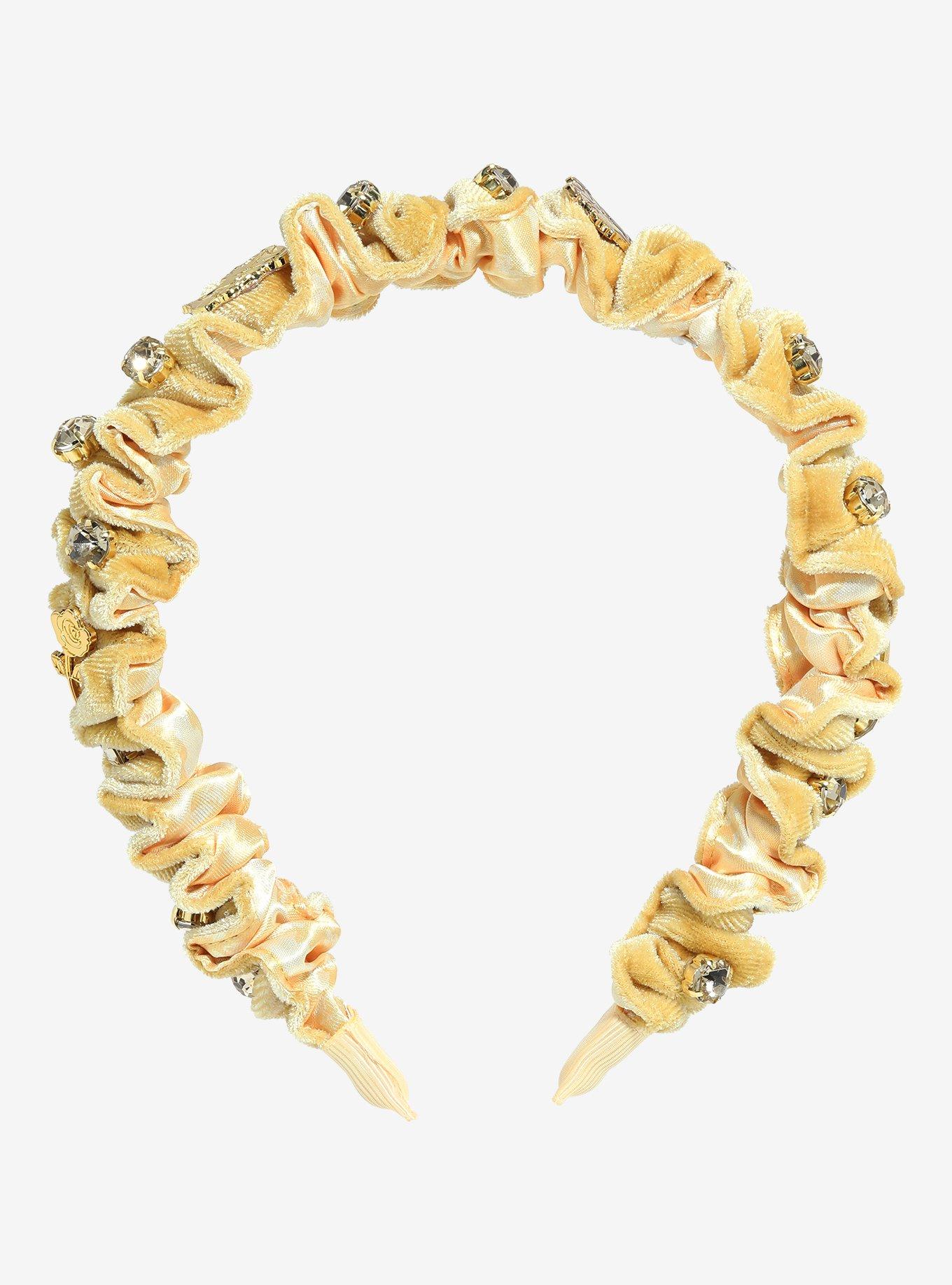 Disney Beauty and the Beast Belle Velvet Rhinestone Headband &mdash; BoxLunch Exclusive, , hi-res