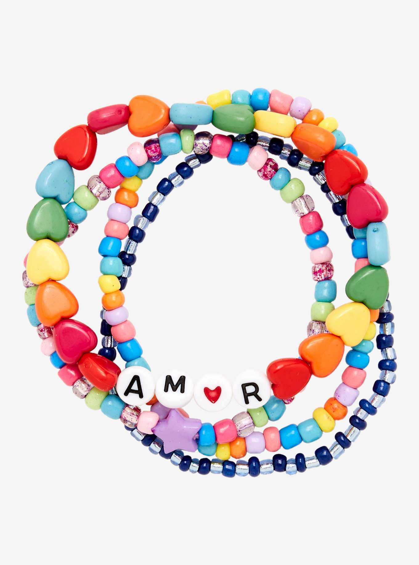 Amor Rainbow Bracelet Set - BoxLunch Exclusive, , hi-res