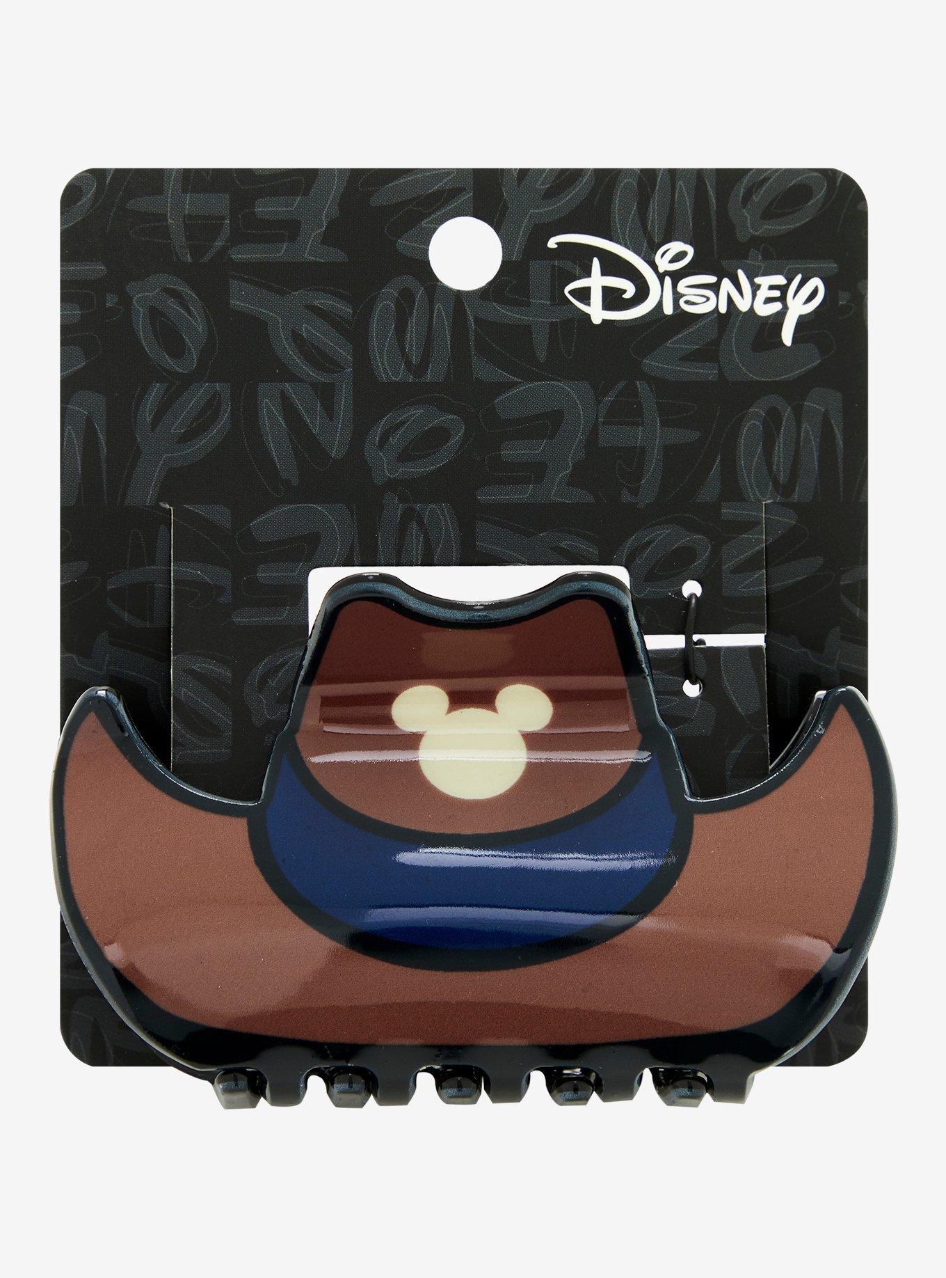 Disney Mickey Mouse Cowboy Hat Figural Claw Clip — BoxLunch Exclusive, , hi-res