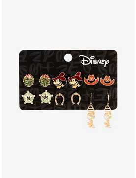 Disney Mickey Mouse Western Earrings Set — BoxLunch Exclusive, , hi-res