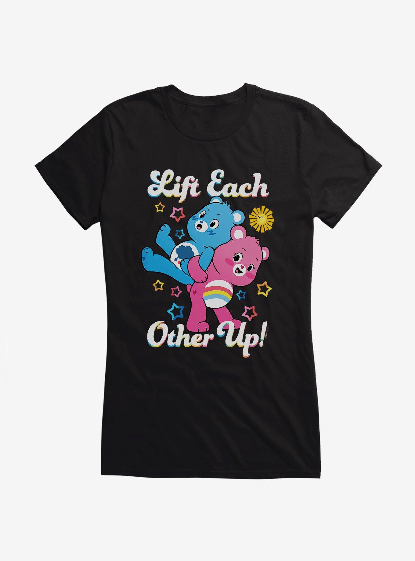 Care Bears Grumpy Bear & Cheer Bear Lift Each Other Up! Girls T-Shirt, , hi-res