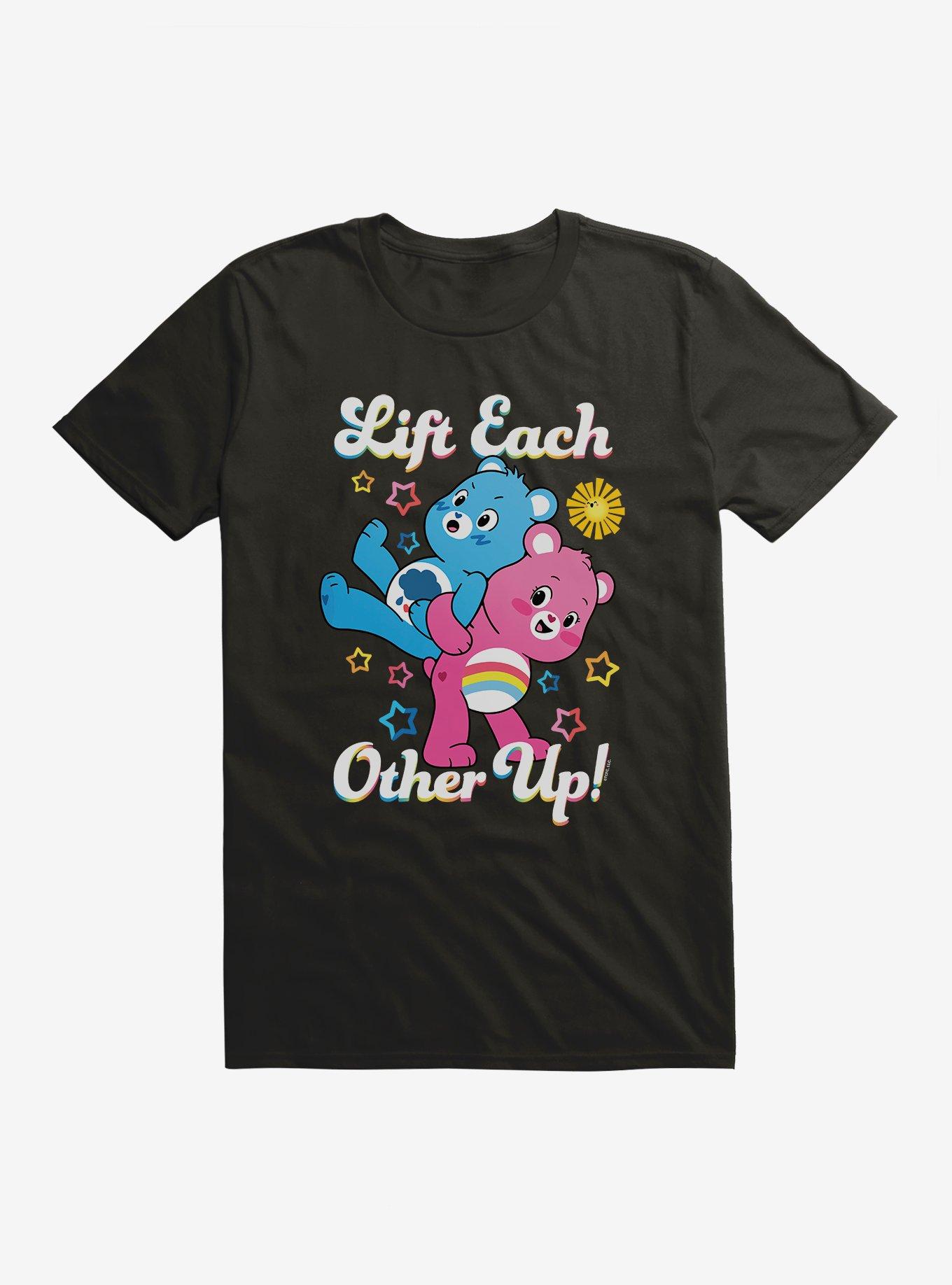 Care Bears Grumpy Bear & Cheer Bear Lift Each Other Up! T-Shirt, , hi-res