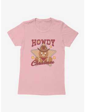 Howdy Christmas Gingerbread Man Star Womens T-Shirt, , hi-res