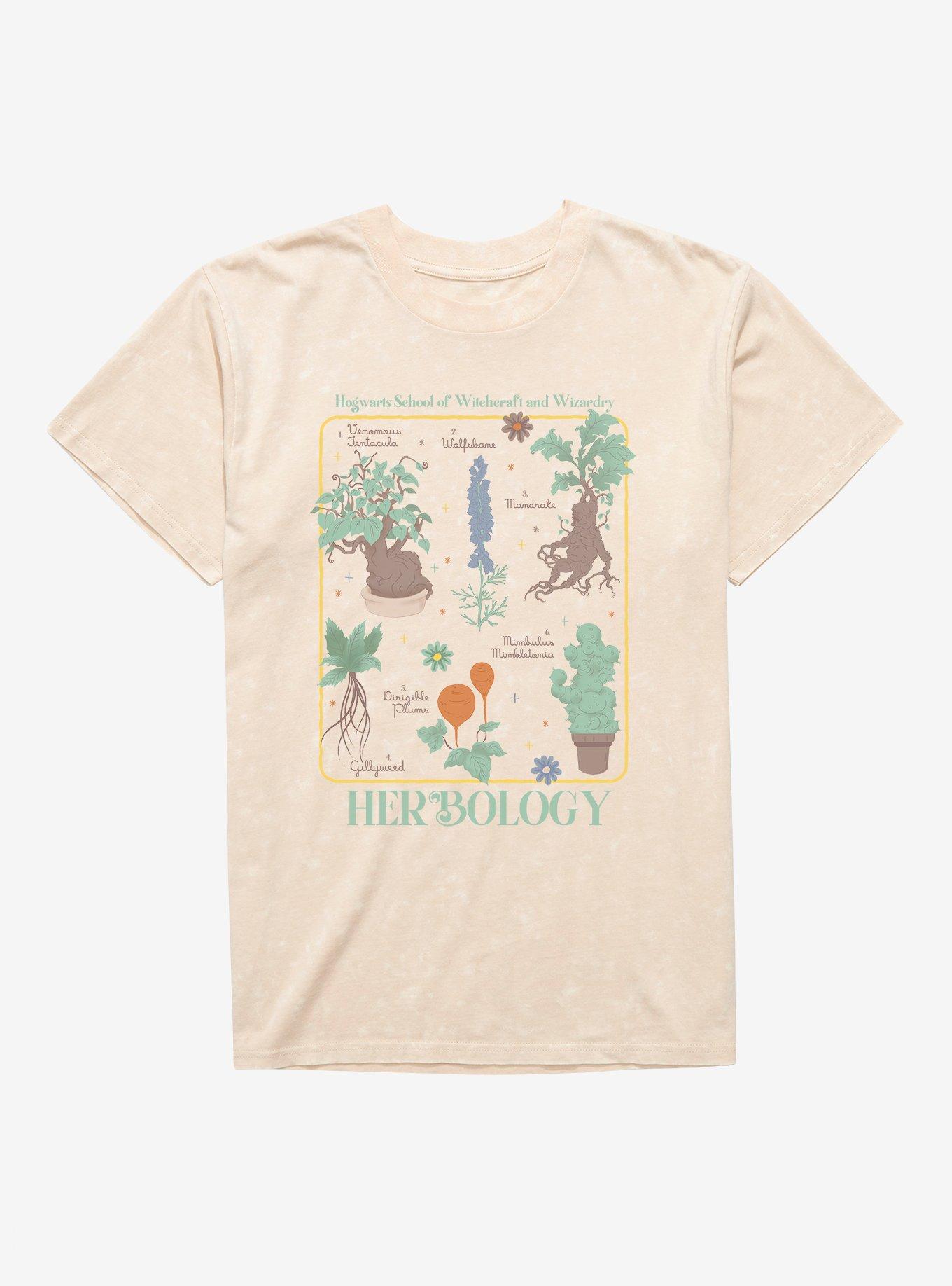 Harry Potter Herbology Textbook Mineral Wash T-Shirt, , hi-res