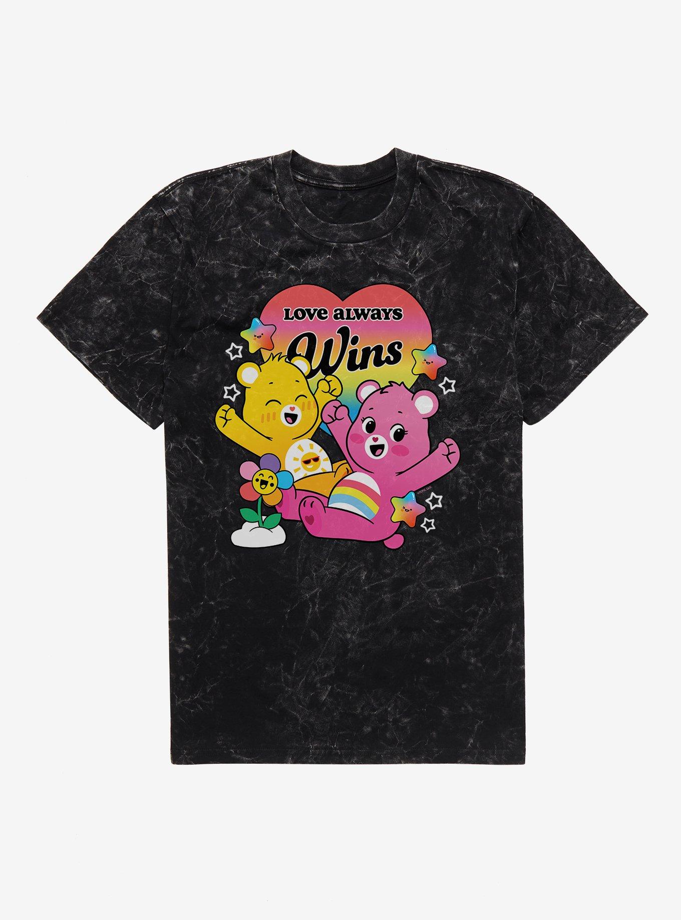 Care Bears Love Always Wins Mineral Wash T-Shirt, , hi-res
