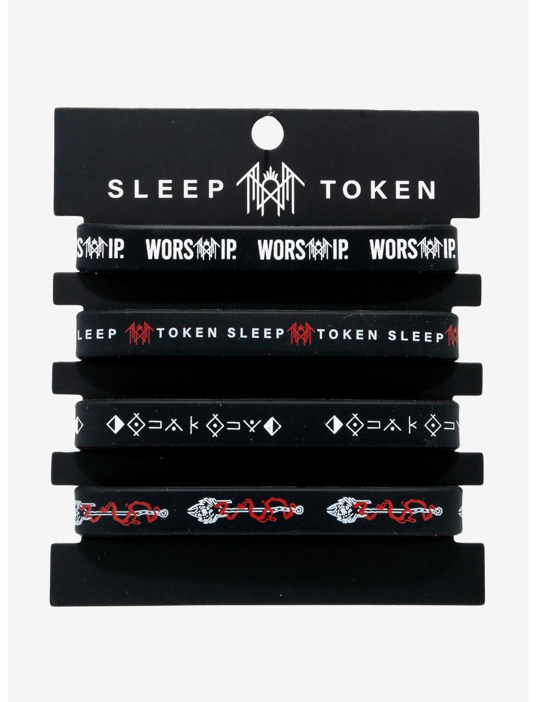 Sleep Token Icons Rubber Bracelet Set, , hi-res