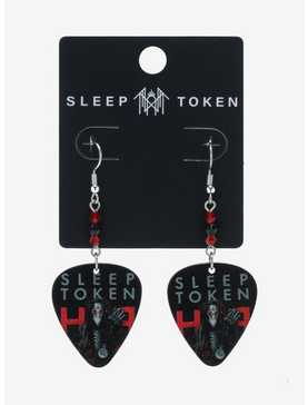 Sleep Token Guitar Pick Earrings, , hi-res