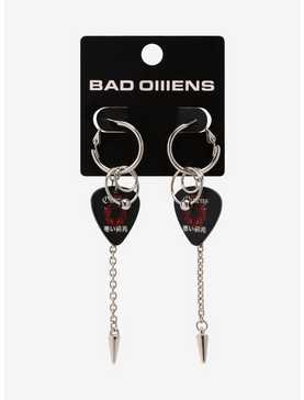 Bad Omens Guitar Pick Hoop Earrings, , hi-res