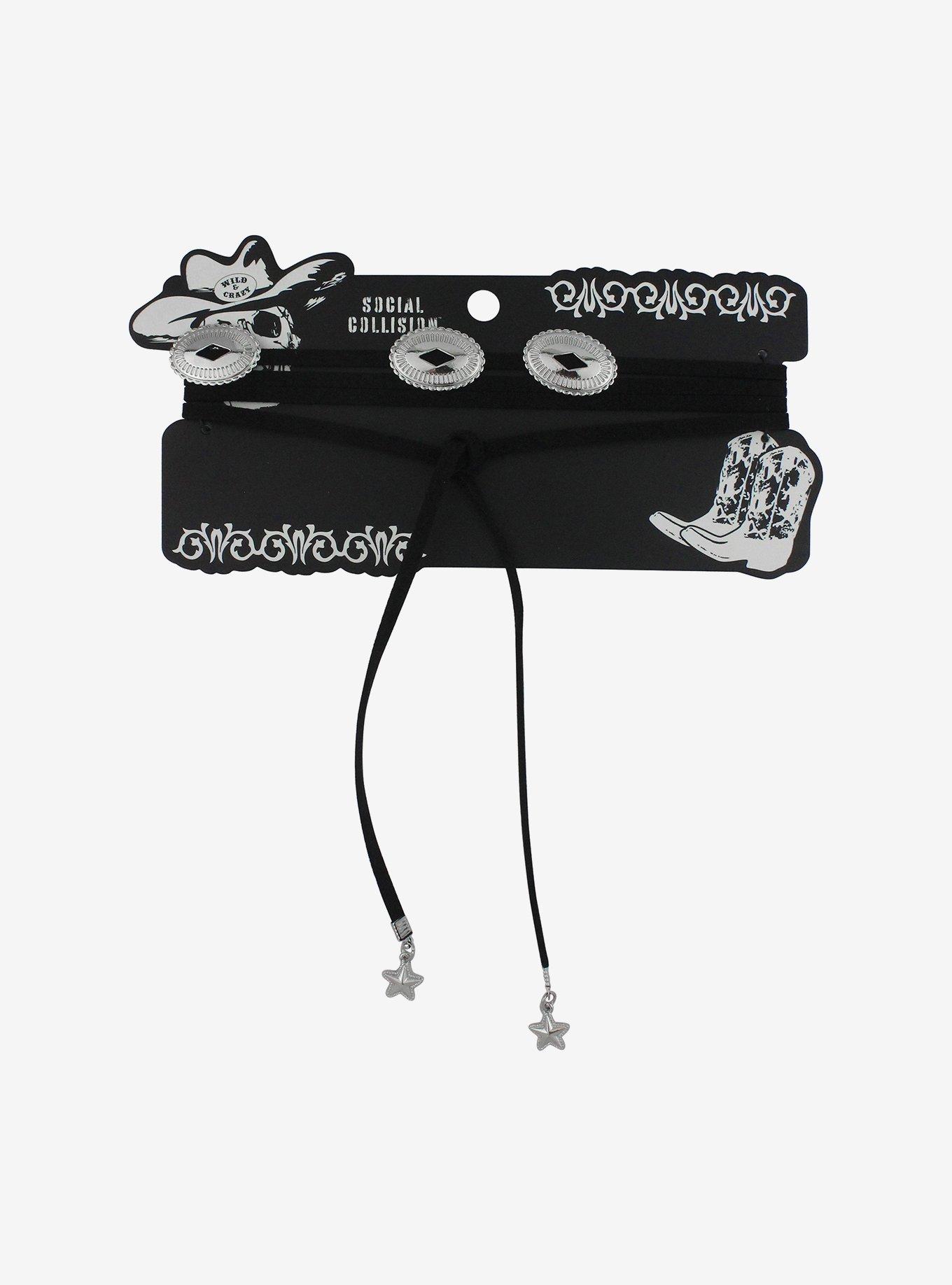 Social Collision Wrap Western Choker, , hi-res