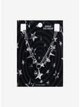 Social Collision Star Spike Layered Necklace, , hi-res