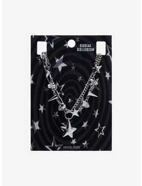 Social Collision Star Spike Layered Necklace, , hi-res
