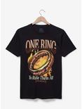 The Lord of the Rings One Ring T-Shirt - BoxLunch Exclusive, BLACK, hi-res