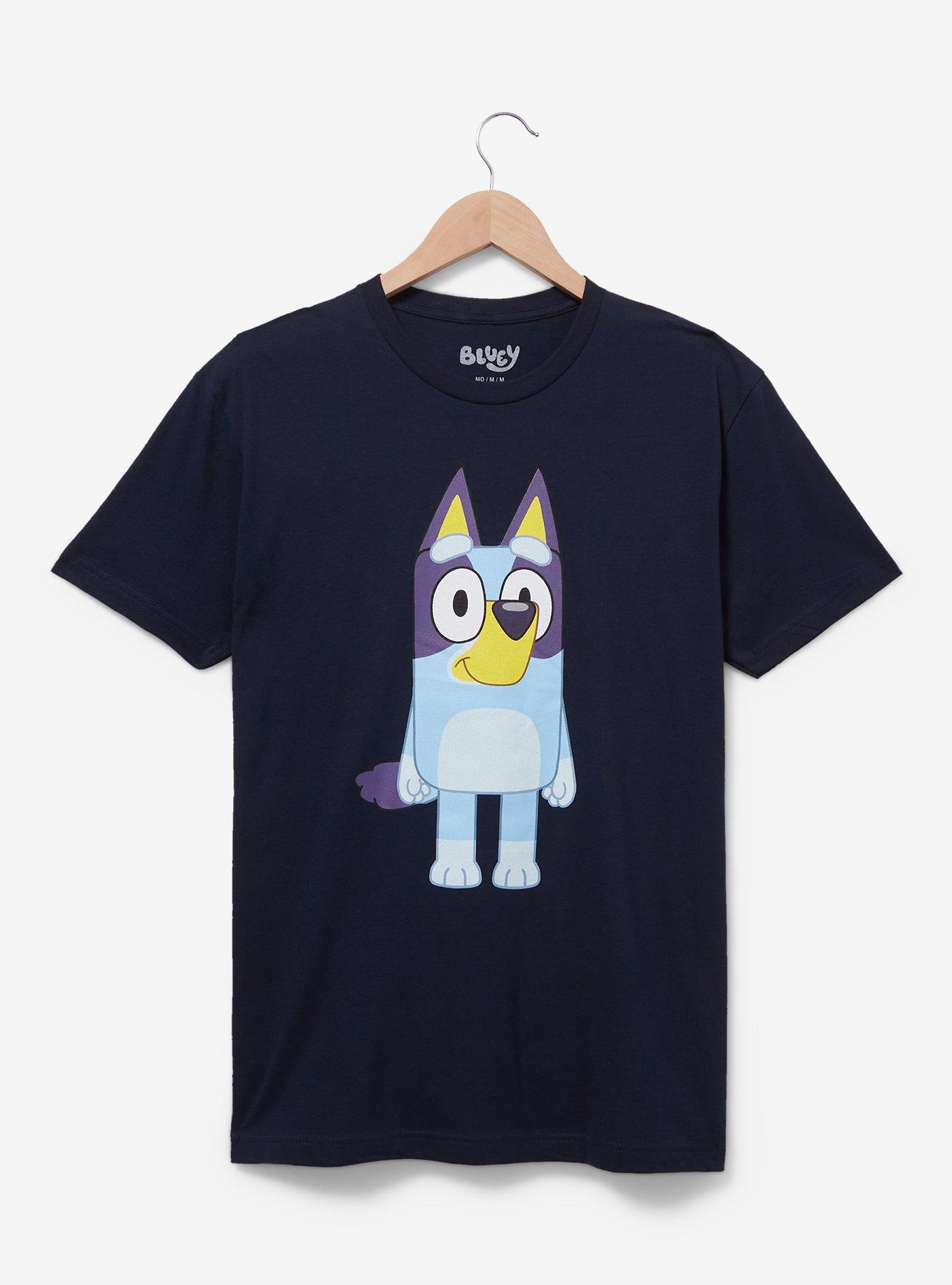 Bluey Graphic T-Shirt &mdash; BoxLunch Exclusive, BLUE, hi-res