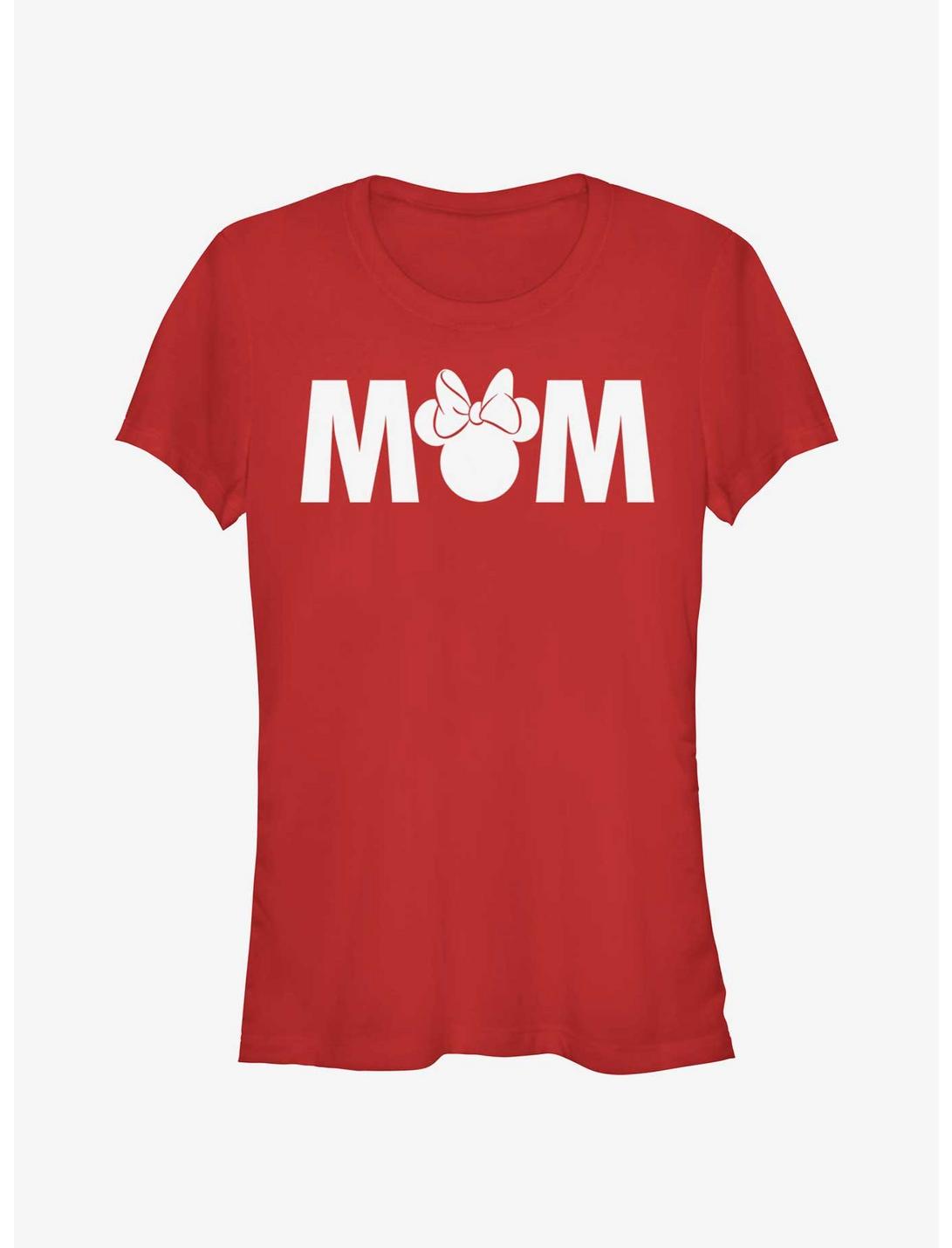 Disney Minnie Mouse Mom Girls T-Shirt, RED, hi-res