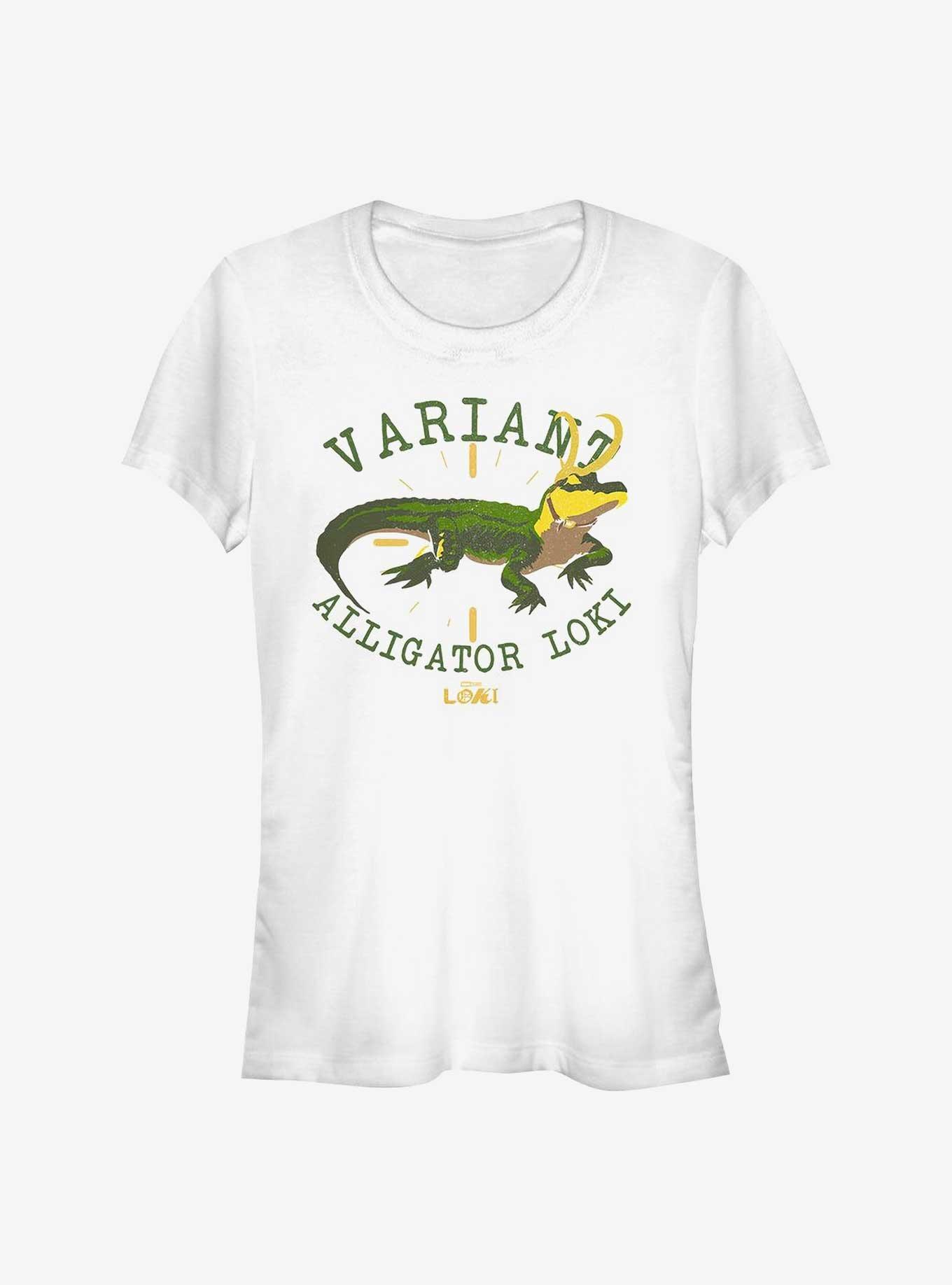 Marvel Loki Variant Alligator Marvel Loki Girls T-Shirt, WHITE, hi-res