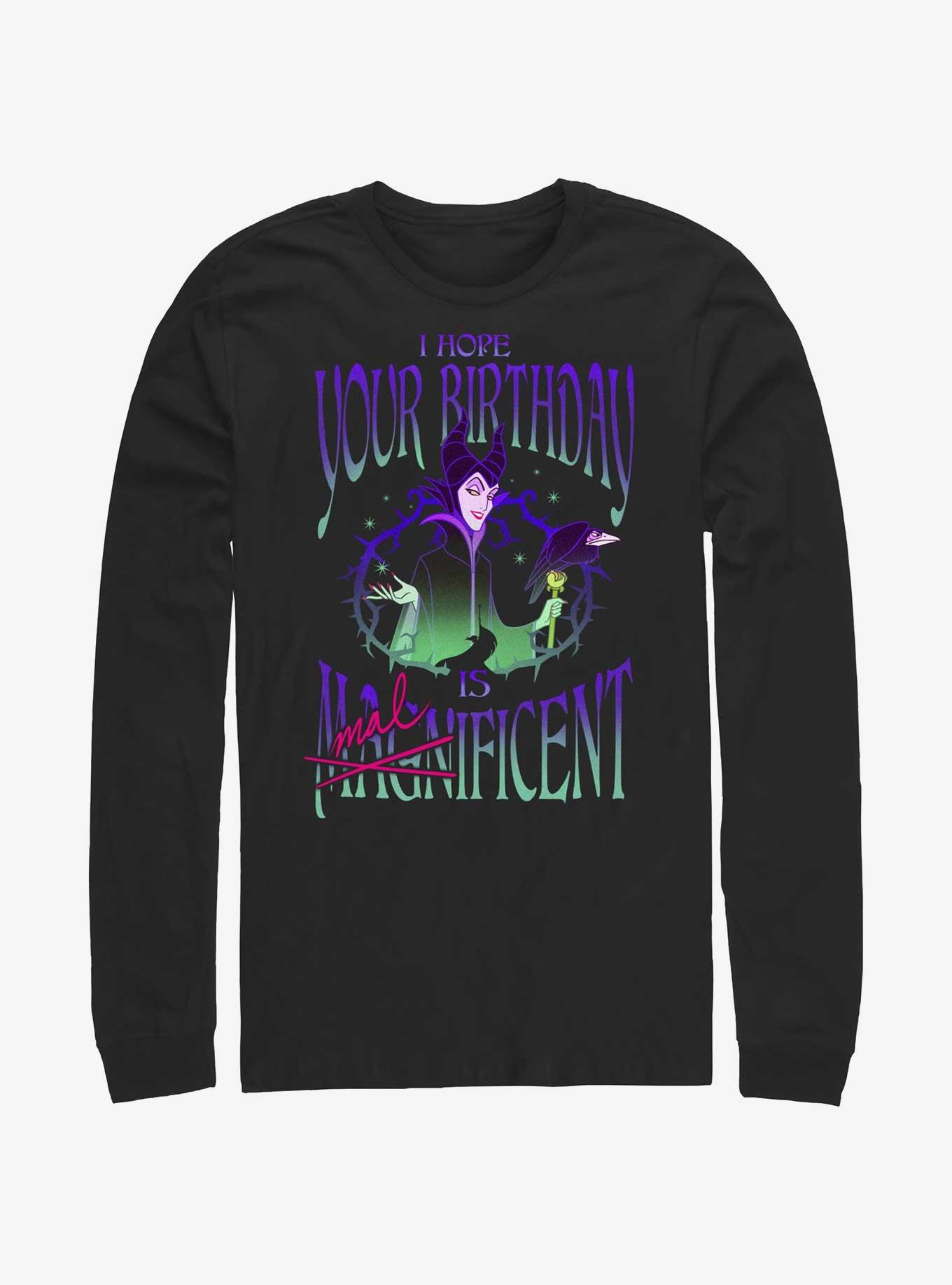 Disney Villains Hope Your Birthday Is Maleficent Long-Sleeve T-Shirt