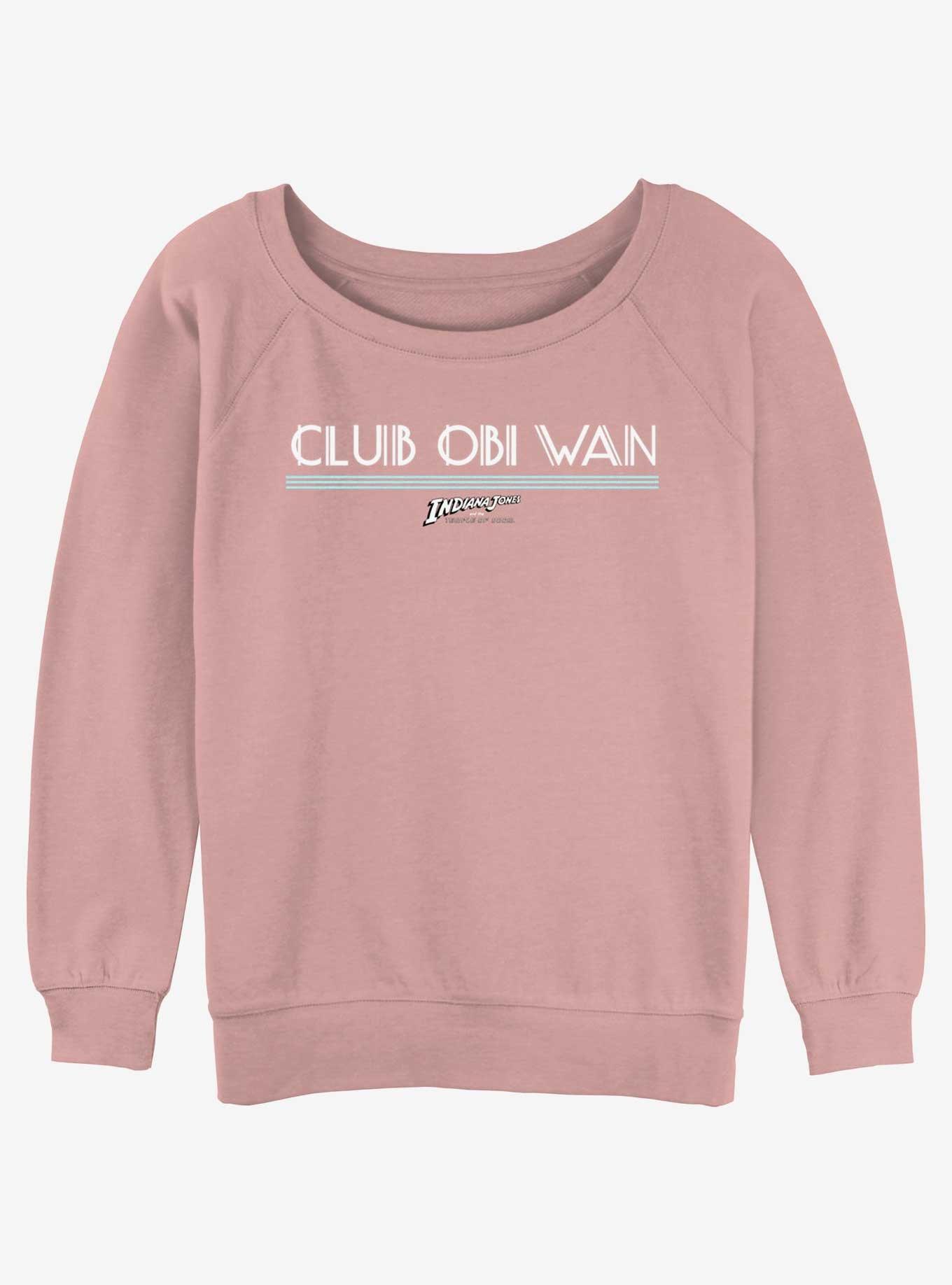 Indiana Jones Club Obi Wan Girls Slouchy Sweatshirt, DESERTPNK, hi-res