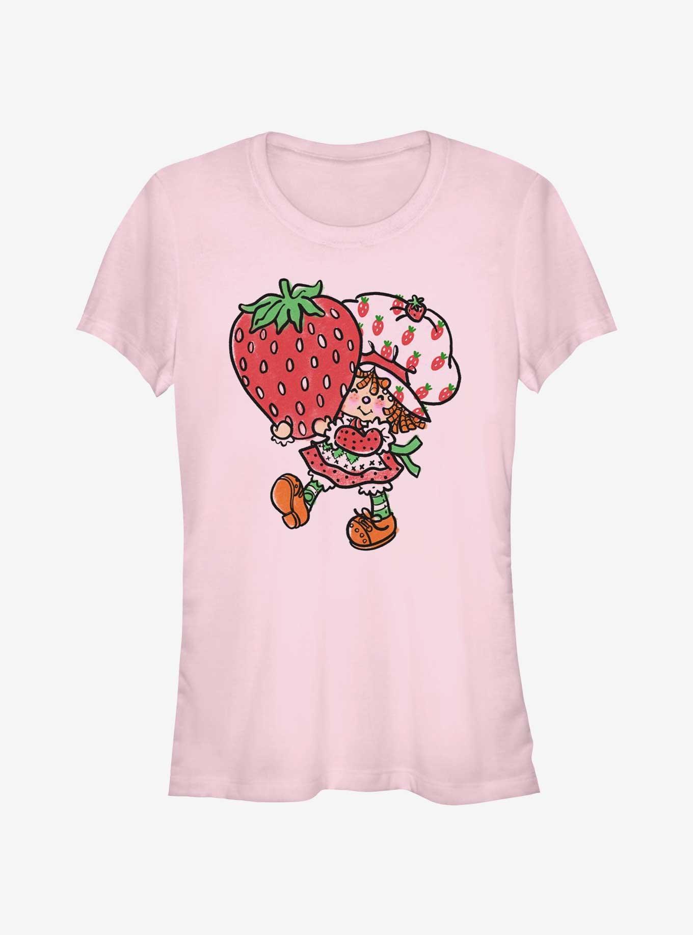 Strawberry Shortcake Big Strawberry Girls T-Shirt, , hi-res