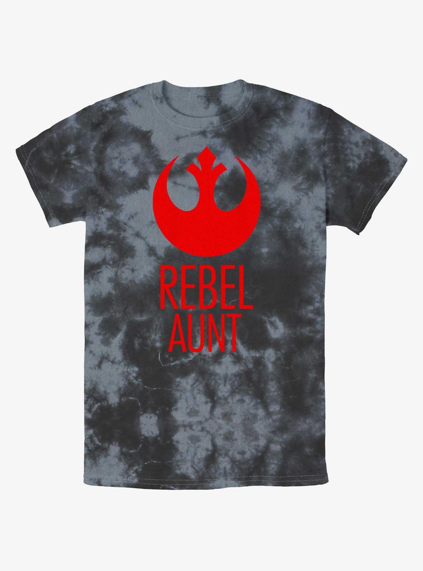 Star Wars Rebel Aunt Tie-Dye T-Shirt, BLKCHAR, hi-res