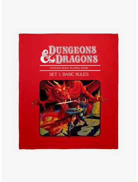 Dungeons & Dragons Starter Set Basic Rulebook Throw Blanket, , hi-res