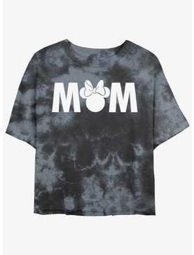 Disney Mickey Mouse Minnie Mom Womens Tie-Dye Crop T-Shirt, , hi-res