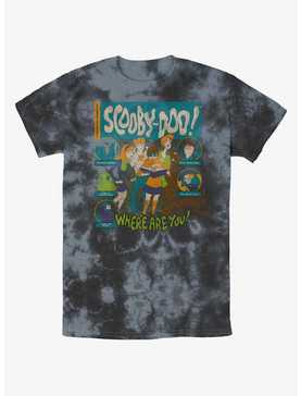 Scooby Doo Mystery Poster Tie-Dye T-Shirt, , hi-res