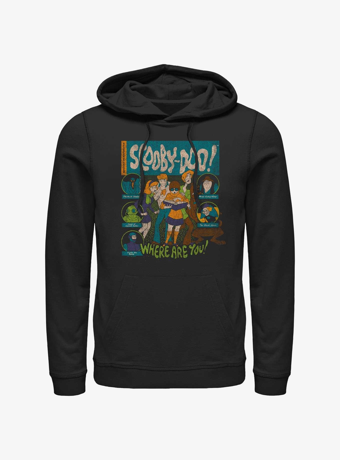 Scooby Doo Mystery Poster Hoodie BLACK BoxLunch