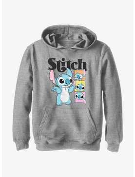 Disney Lilo & Stitch Stitch Poses Youth Hoodie, , hi-res
