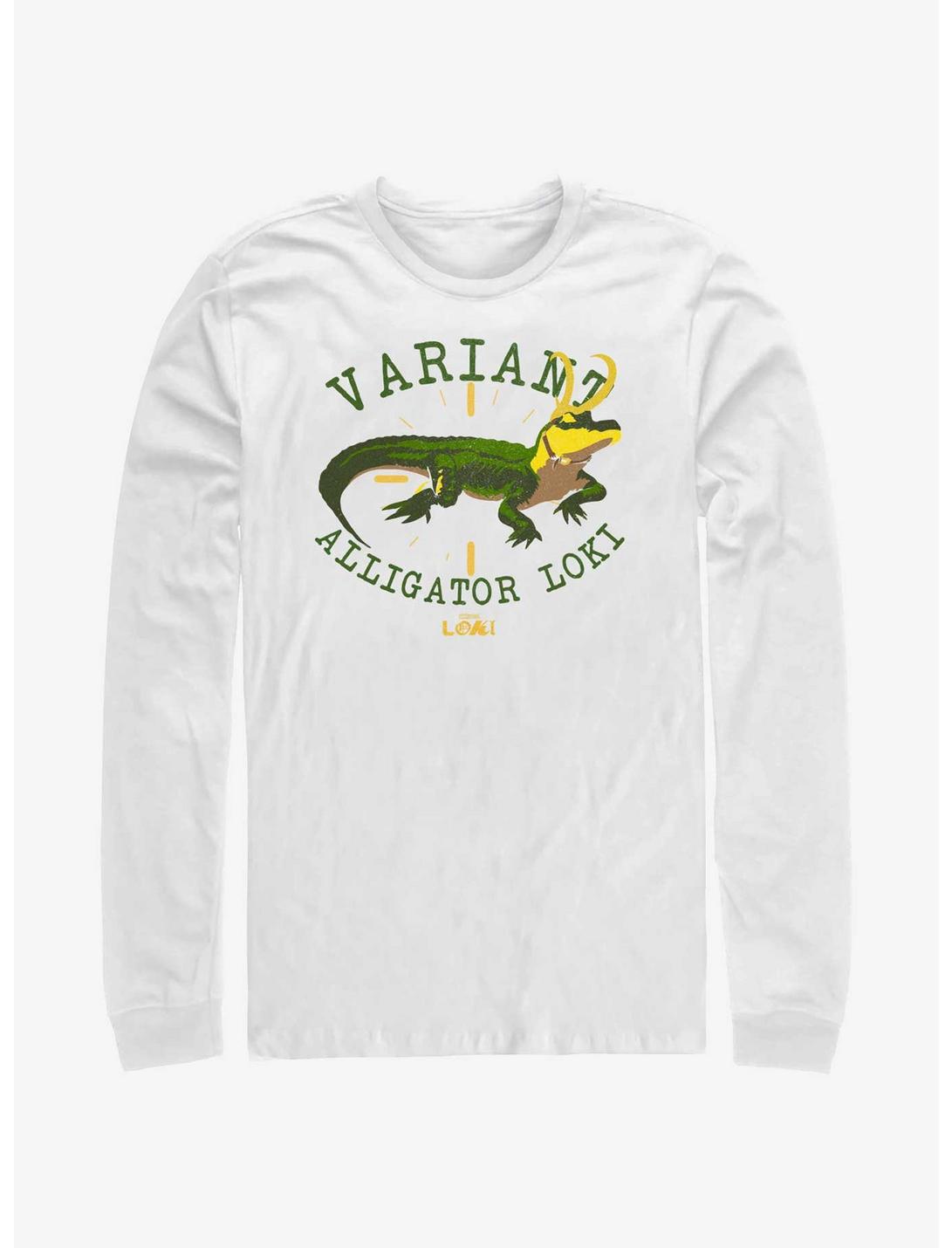Marvel Loki Variant Alligator Marvel Loki Long-Sleeve T-Shirt, WHITE, hi-res