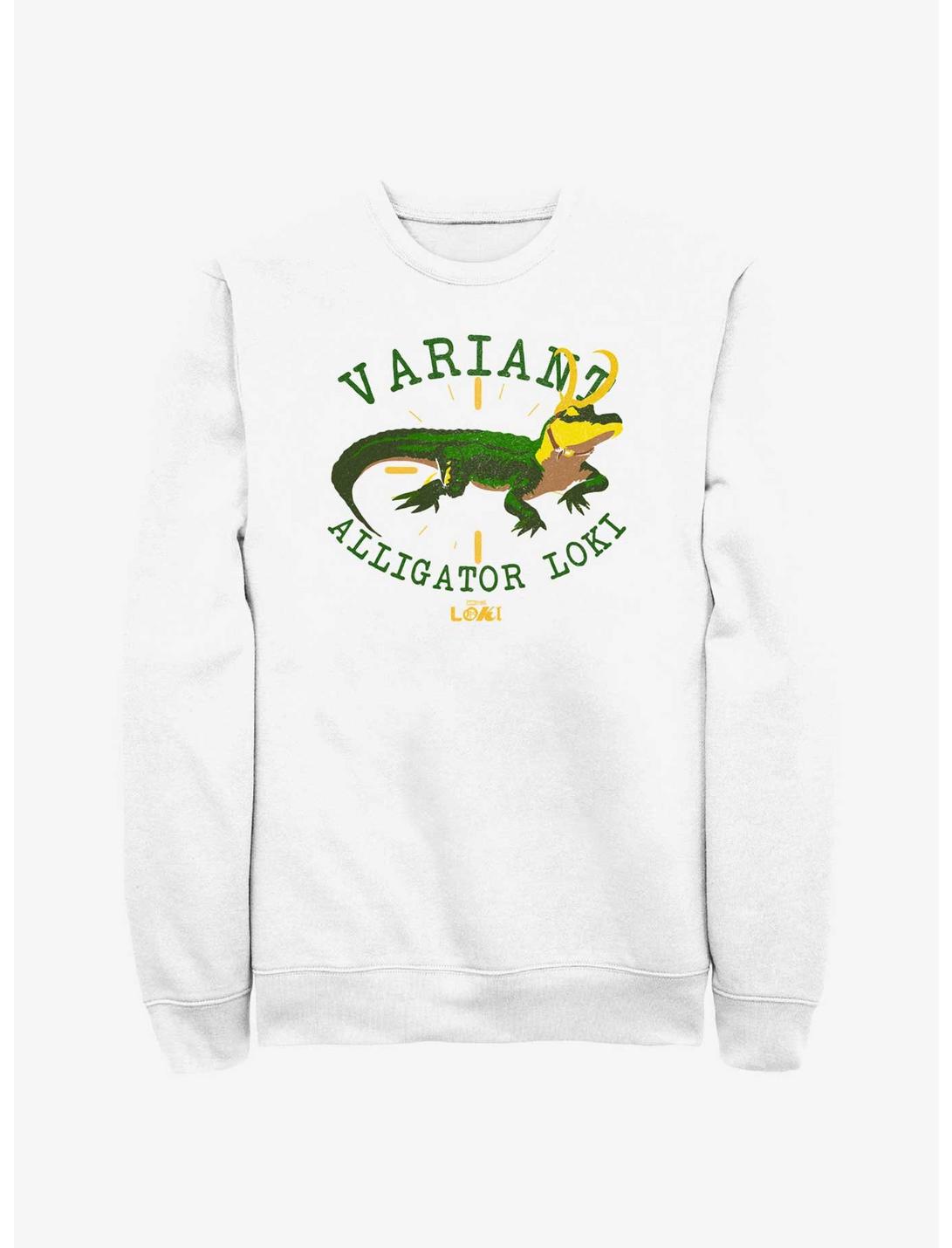 Marvel Loki Variant Alligator Marvel Loki Sweatshirt, WHITE, hi-res