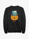 Adventure Time BMO Lantern Sweatshirt, BLACK, hi-res