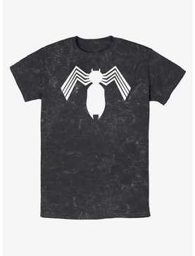 Marvel Spider-Man Symbiote Spider-Man Logo Mineral Wash T-Shirt, , hi-res
