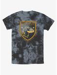 Harry Potter Hufflepuff House Crest Tie-Dye T-Shirt, BLKCHAR, hi-res