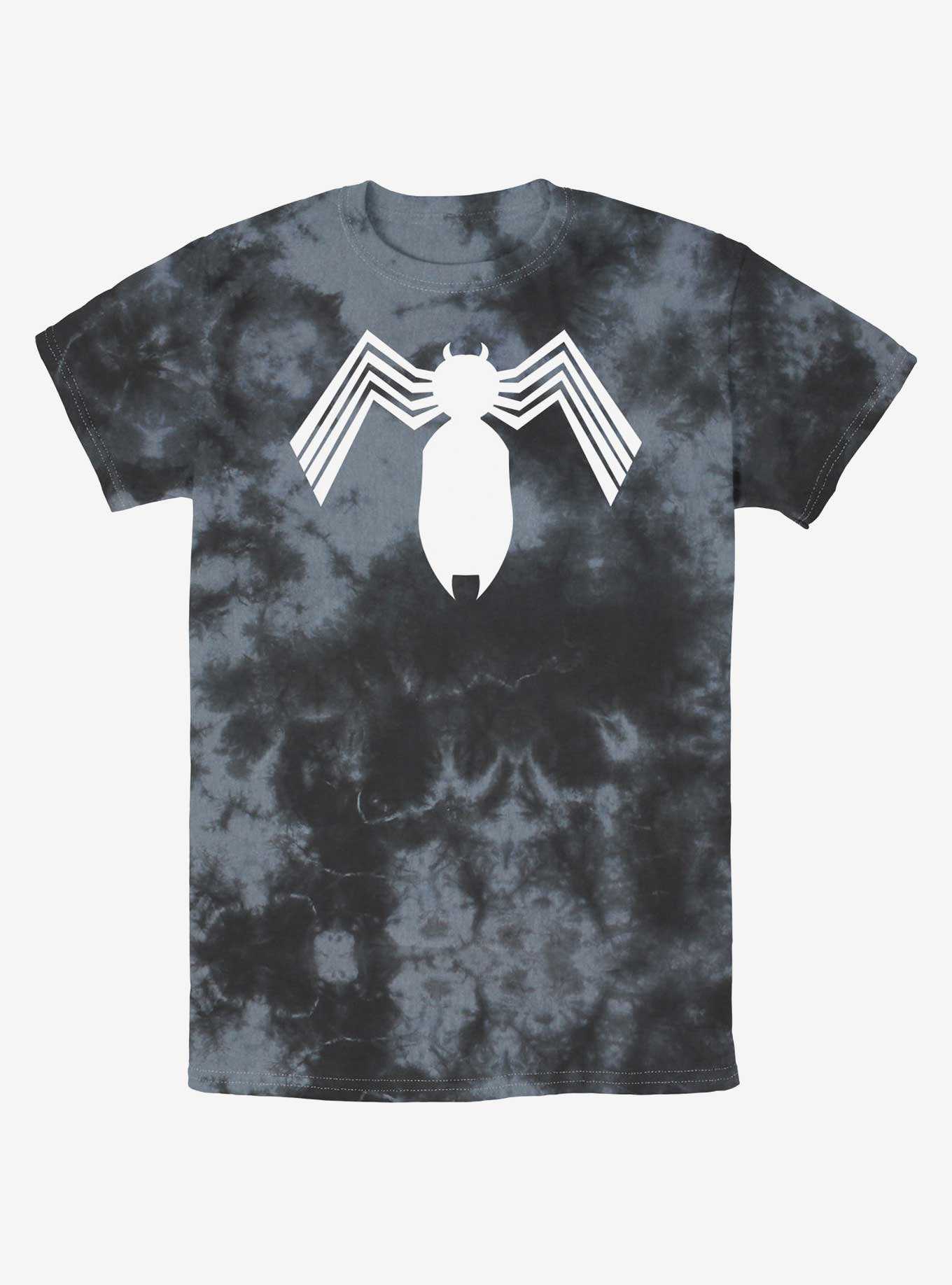 Marvel Spider-Man Symbiote Spider-Man Logo Tie-Dye T-Shirt, , hi-res